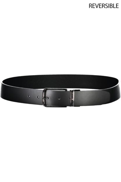 Tommy Hilfiger - Black Leather Men Belt