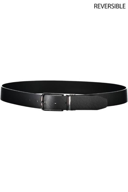 Tommy Hilfiger - Black Leather Men Belt