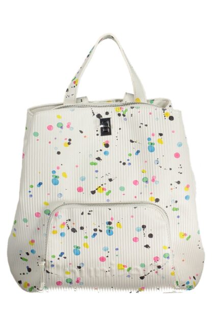 Desigual - White Polyurethane Women Backpack