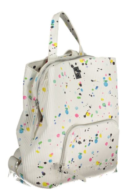 Desigual - White Polyurethane Women Backpack