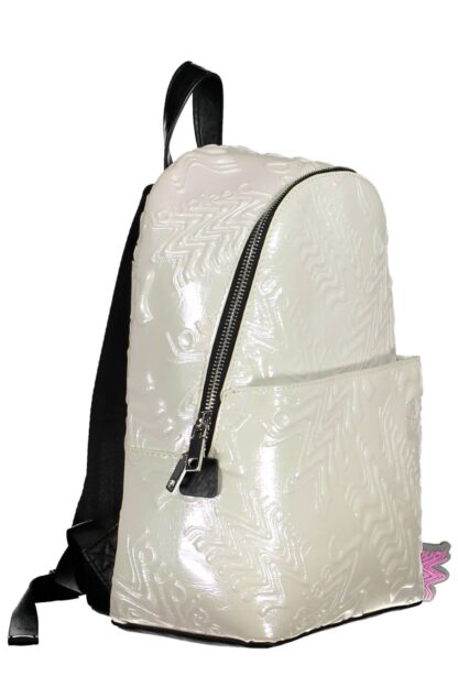 Desigual - White Polyurethane Women Backpack