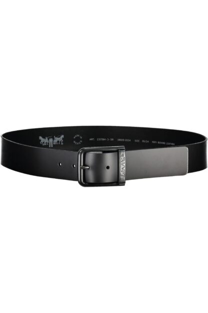 Levi's - Black Leather Men Belt