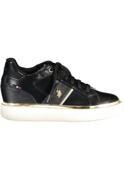 U.S. POLO ASSN. - Black Polyester Women Sneaker