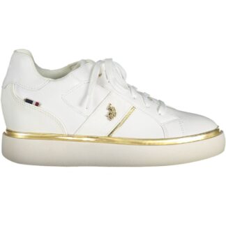 U.S. POLO ASSN. - Silver Polyester Women Sneaker