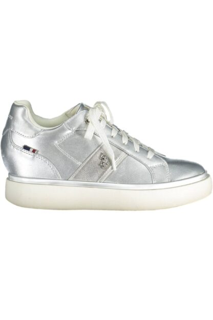 U.S. POLO ASSN. - Silver Polyester Women Sneaker