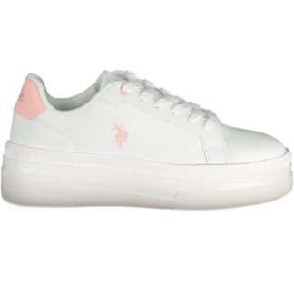 U.S. POLO ASSN. - Silver Polyester Women Sneaker