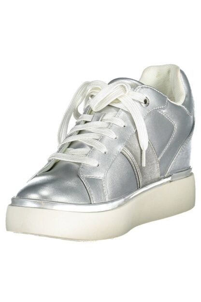 U.S. POLO ASSN. - Silver Polyester Women Sneaker