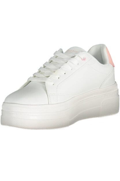 U.S. POLO ASSN. - White Polyester Women Sneaker