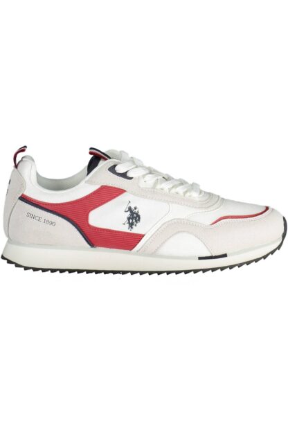 U.S. POLO ASSN. - White Polyester Men Sneaker