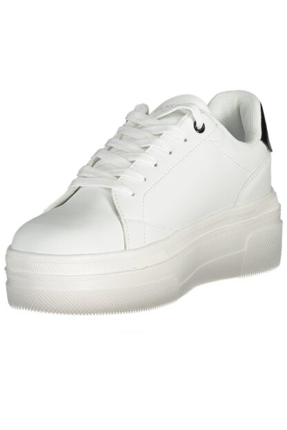 U.S. POLO ASSN. - White Polyester Women Sneaker