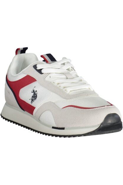 U.S. POLO ASSN. - White Polyester Men Sneaker