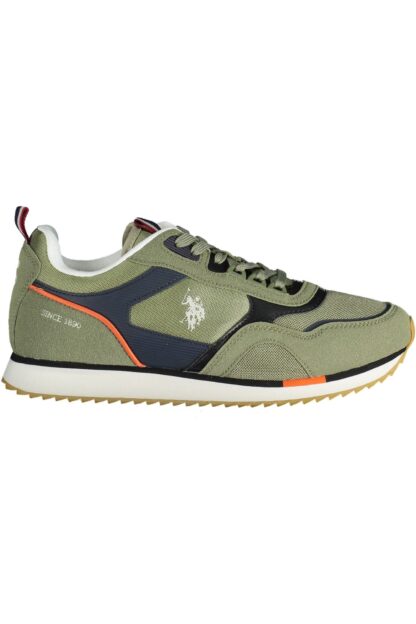 U.S. POLO ASSN. - Green Polyester Men Sneaker