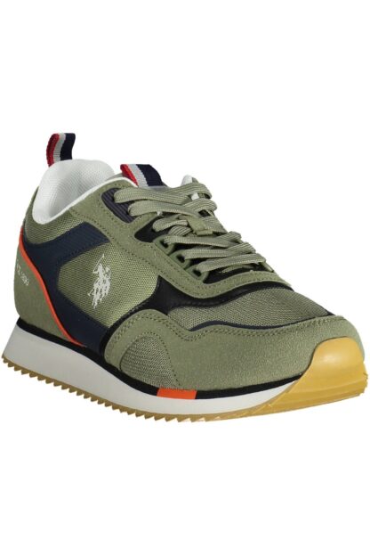 U.S. POLO ASSN. - Green Polyester Men Sneaker