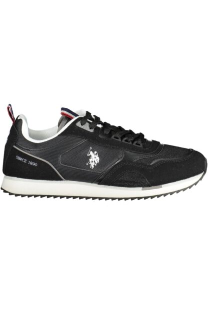 U.S. POLO ASSN. - Black Polyester Men Sneaker