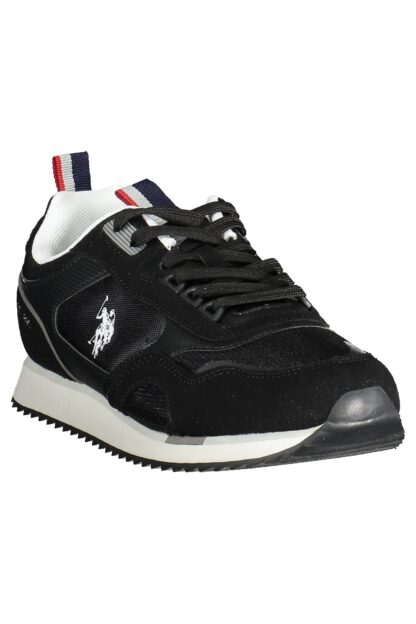 U.S. POLO ASSN. - Black Polyester Men Sneaker