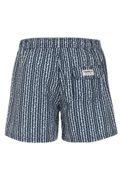 Fred Mello - Blue Polyester Men Swim Short