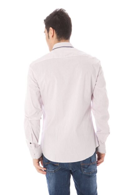 Costume National - Pink Cotton Men Shirt