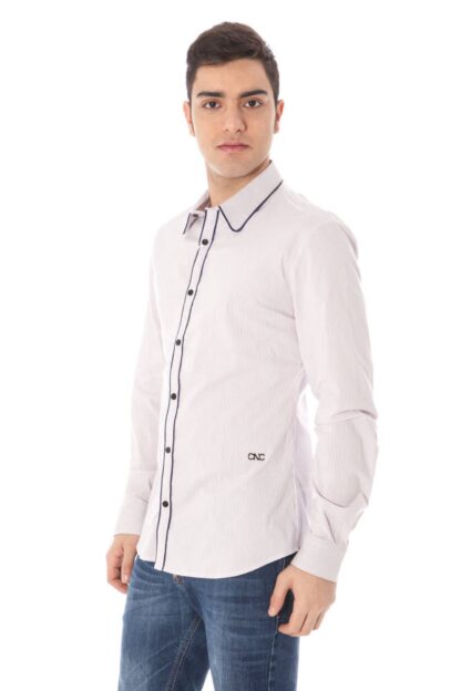 Costume National - Pink Cotton Men Shirt