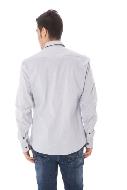 Costume National - Light Blue Cotton Men Shirt