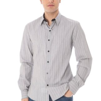 Costume National - Light Blue Cotton Men Shirt