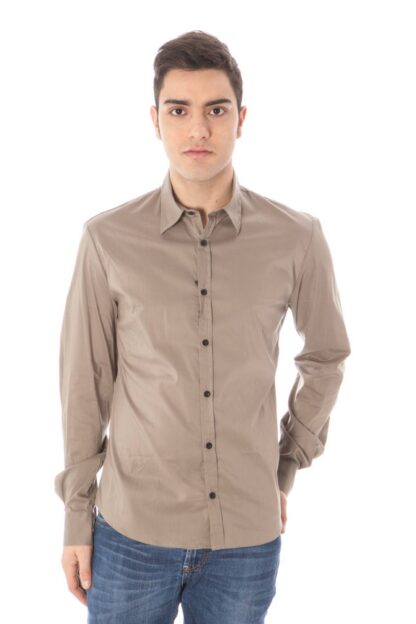 Costume National - Green Cotton Men Shirt