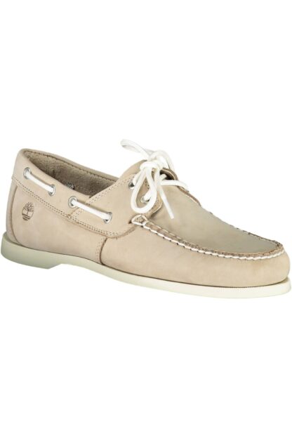 Timberland - Beige Leather Men Formal Shoe