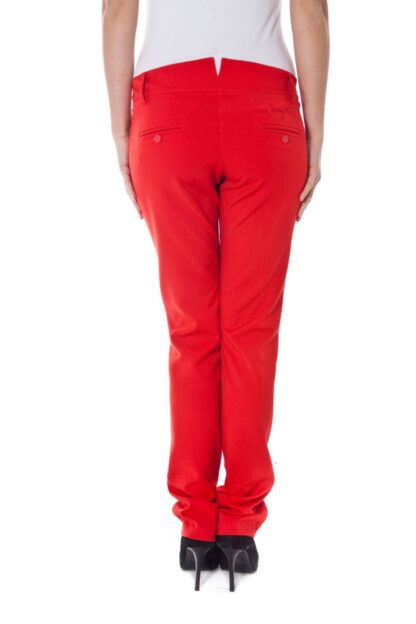 Denny Rose - Red Polyester Women Pant