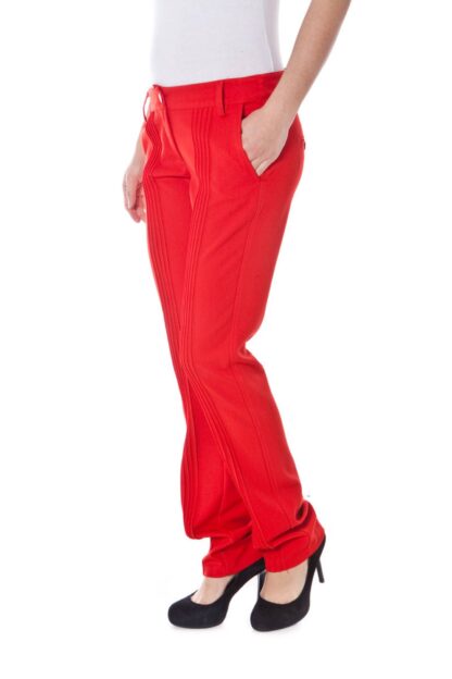 Denny Rose - Red Polyester Women Pant