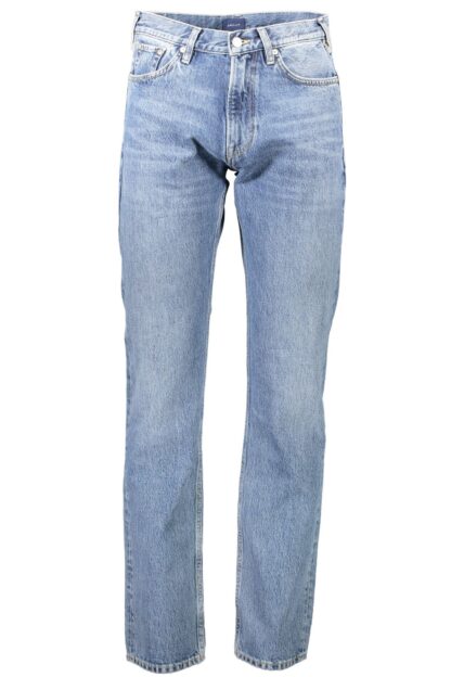 Gant - Light Blue Cotton Men Jeans