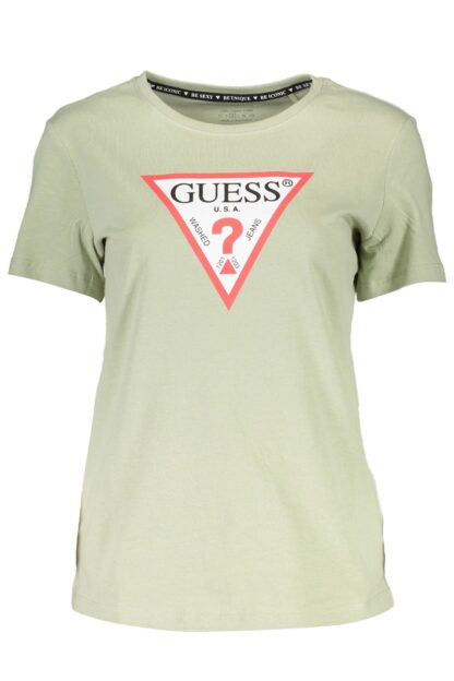 Guess Jeans - Green Cotton Women TShirt