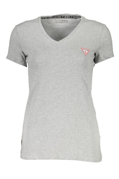 Guess Jeans - Gray Cotton Women T-Shirt