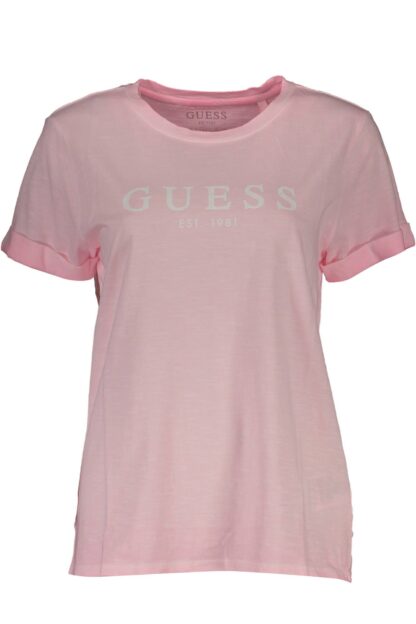 Guess Jeans - Pink Cotton Women T-Shirt