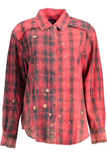 Desigual - Red Cotton Women Shirt