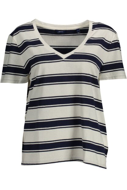 Gant - White Cotton Women T-Shirt