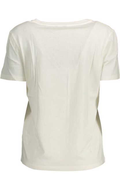 Gant - White Cotton Women T-Shirt