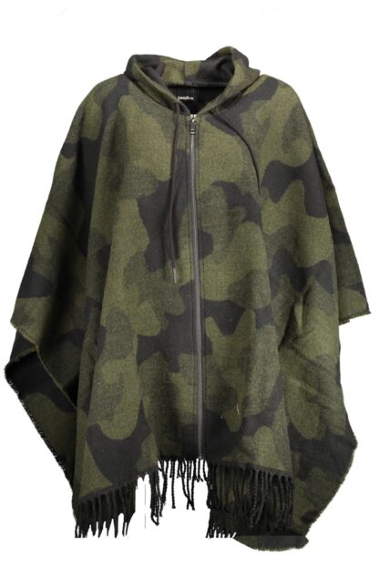 Desigual - Green Acrylic Women Poncho