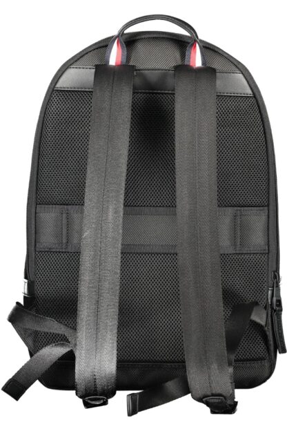 Tommy Hilfiger - Black Polyester Men Backpack