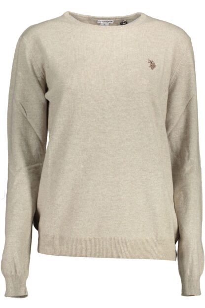 U.S. POLO ASSN. - Beige Wool Women Sweater