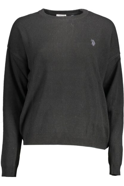 U.S. POLO ASSN. - Black Wool Women Sweater