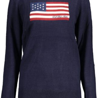 U.S. POLO ASSN. - Light Blue Polyamide Women Sweater