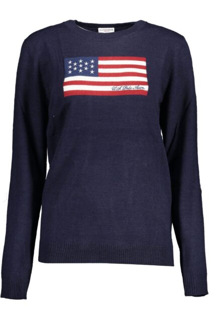 U.S. POLO ASSN. - Blue Acrylic Women Sweater