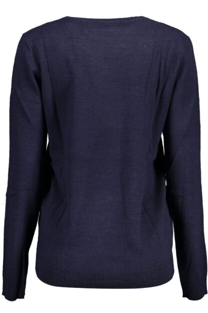 U.S. POLO ASSN. - Blue Acrylic Women Sweater