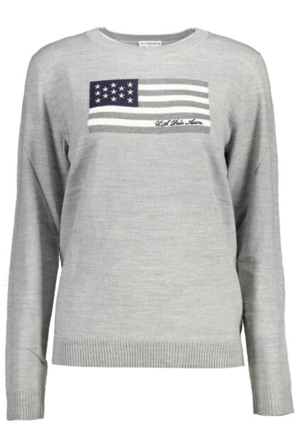 U.S. POLO ASSN. - Gray Acrylic Women Sweater