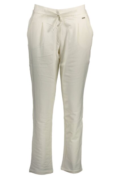 U.S. POLO ASSN. - White Cotton Women Sports Trouser