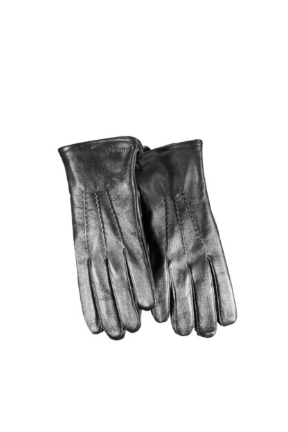 Guess Jeans - Black Leather Men Glove