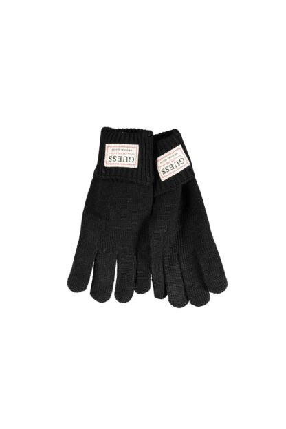 Guess Jeans - Black Wool Men Glove