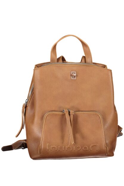 Desigual - Brown Polyurethane Women Backpack