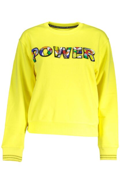 Desigual - Yellow Cotton Women Sweater