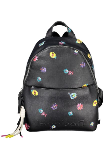 Desigual - Black Polyurethane Women Backpack