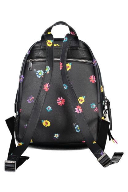 Desigual - Black Polyurethane Women Backpack